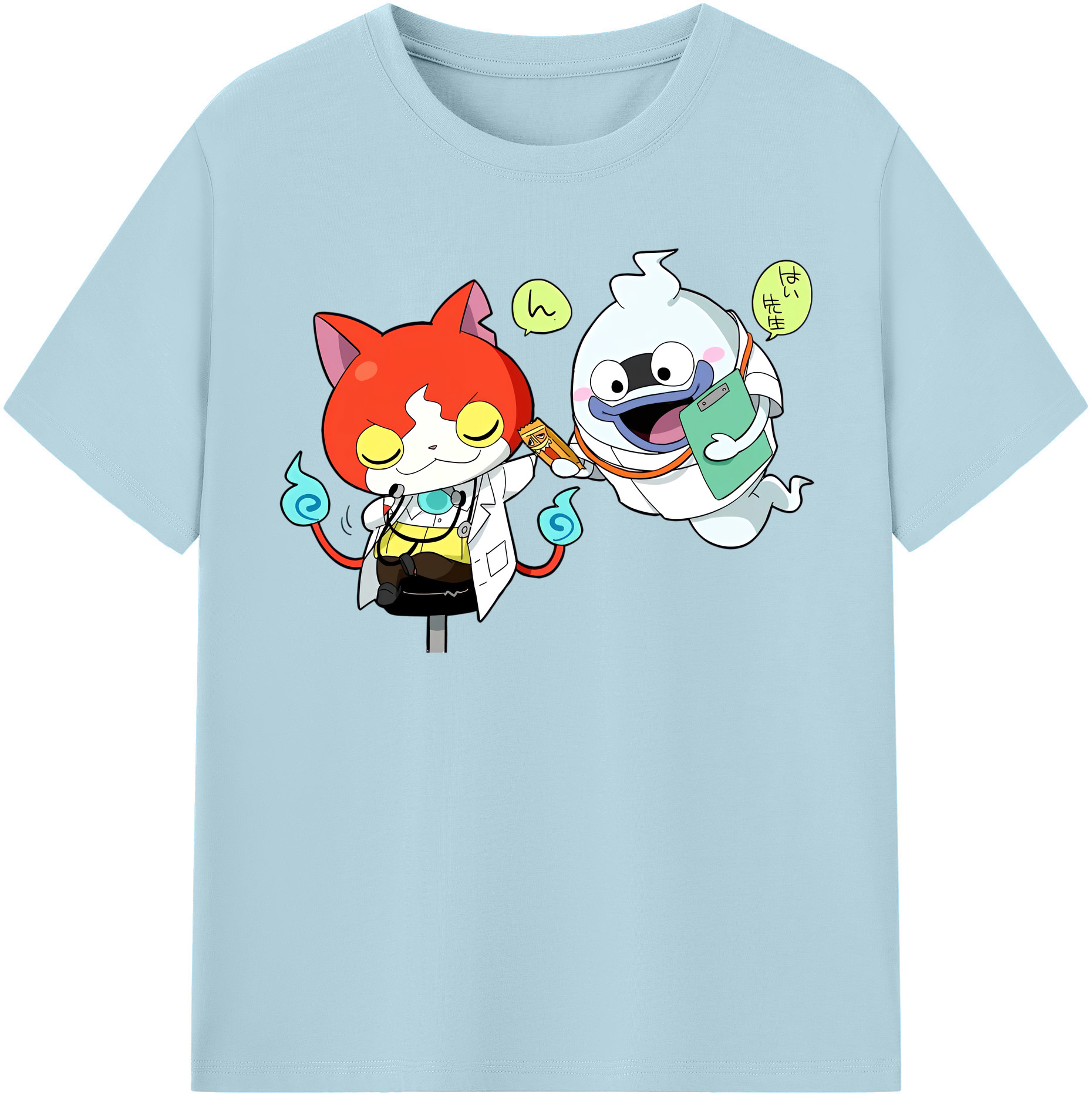（画像用） 妖怪ウォッチ Yo-kai Watch 綿100％半袖Tシャツ（フロントプリント）